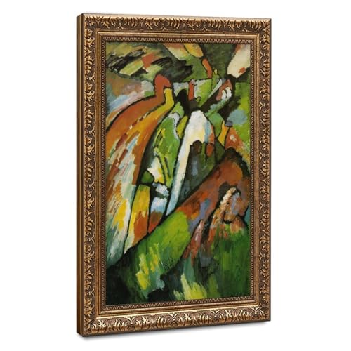 Toile Wassily Kandinsky Improvisation 7 cadre à suspendre 61x91 cm