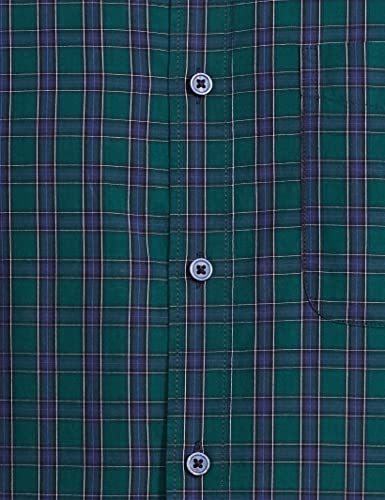 Image of Marks & Spencer Mens Solid Polyester Blend Collared Neck Regular Fit Easy Iron Shirt (Pack of 2)