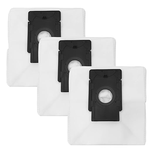 Verefa 3 Pack Dust Bags for L11 Pro Self Emptying Robot Vacuum Cleaner Replacement Vacuum Bags
