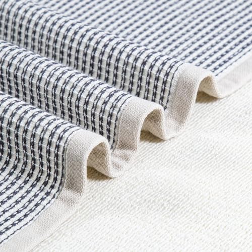 Image of MYTRIDENT Symphony of Threads Towel, 6Pc Set (2 Bath - 75 cm x 150 cm, 4 Hand - 40 cm x 60 cm), 100% Cotton, 625 GSM, Mirael-Aven