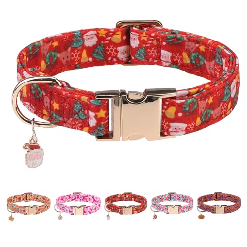 Christmas Dog Collar, Cute Dog Collars with Metal...