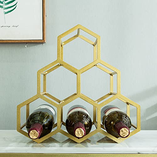 Soporte metálico para vino de mesa portátil miniatura 1