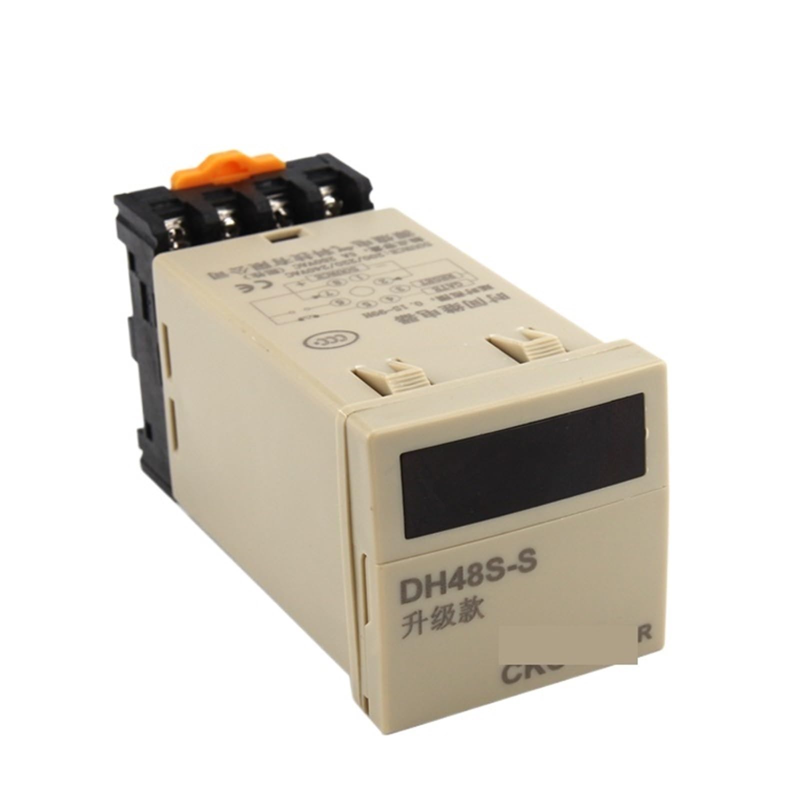 Interruptor de relé de Tiempo programable LED Digital DH48S-S con Base de Enchufe 12V 24V 220V 380V Temporizador de retardo 0,01 S-99H(AC 220V)