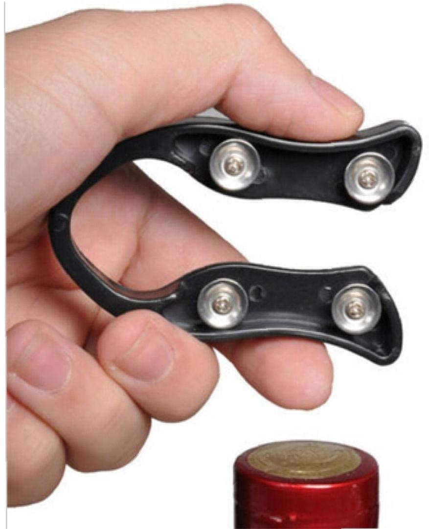 A2ZWORLD Cortador de botellas de vino, cortador de cápsulas para película de botellas de vino, cortador de botellas portátil