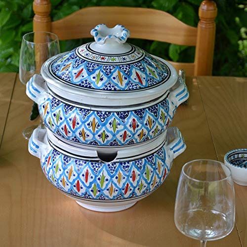 Couscoussier Bakir turquoise - Petit modèle