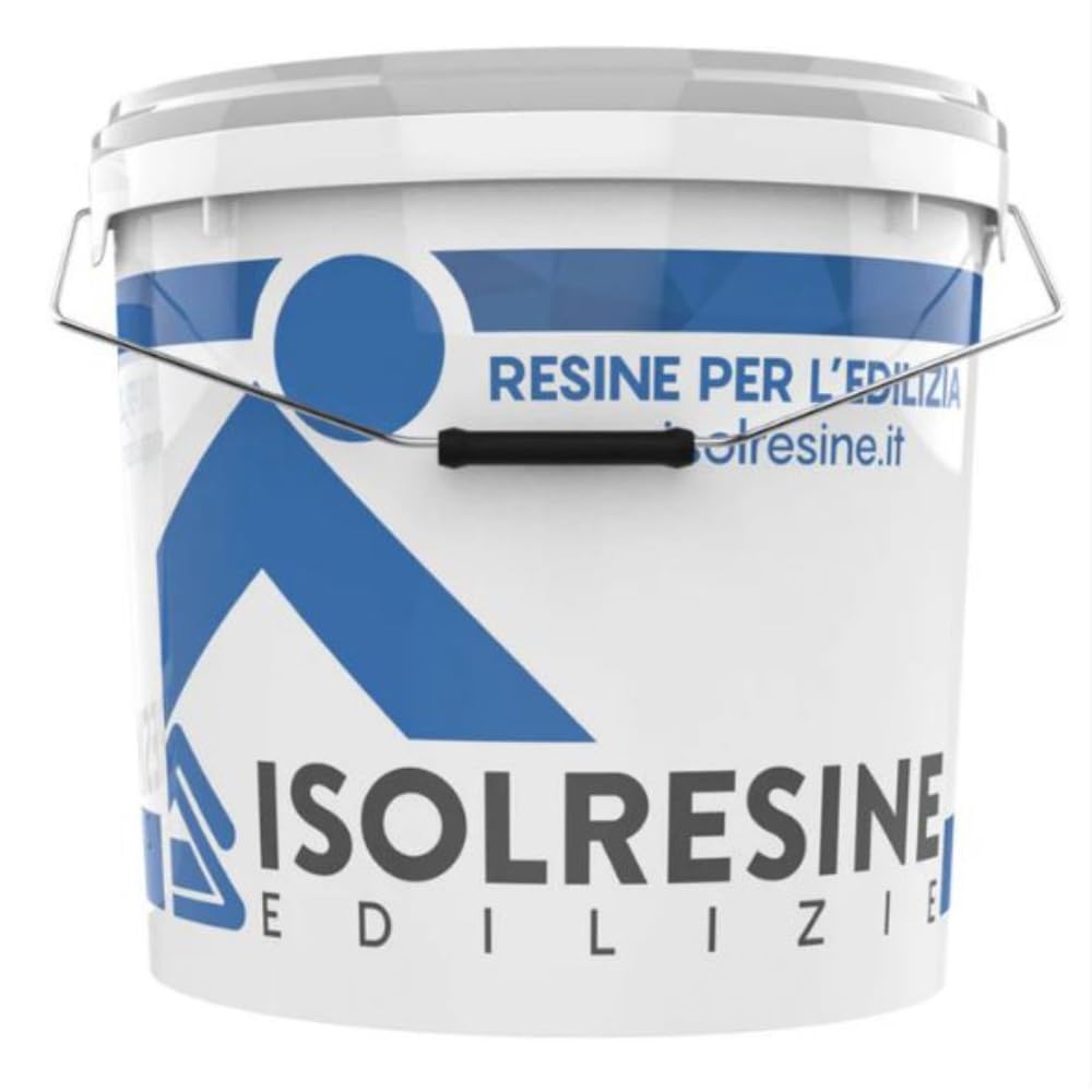 Guaina Liquida Grigia Resingum 2000 Protezione Impermeabilizzazione Tetti Terrazze Balconi Superfici Inclinate Piane (Formato : 20 Kg)