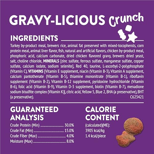 Purina Friskies Party Mix Gravylicious Crunch Cat Treats, (10) 2.1 oz Pouch - image 6