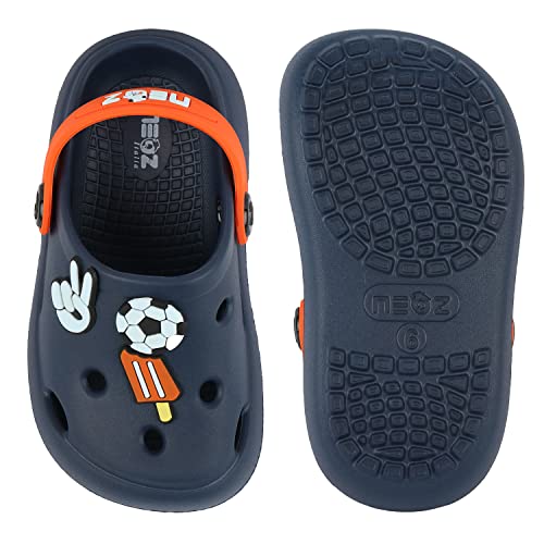 Image of NEOZ Casual Slingback Clogs for Kids with Soft Sole | Slip-On Breathable, Lightweight | Comfortable & Durable | Stylish Indoor & Outdoor Sandals Clogs for Kids