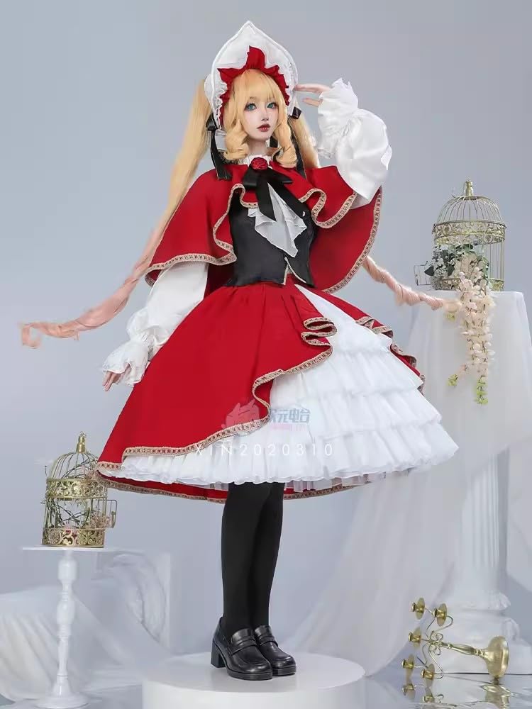 ローゼンメイデン 真紅 コスプレ衣装+ウィッグ+靴 セット 薔薇乙女 猫屋小舗 Amazon.co.jp: ローゼンメイデン 20周年 真紅 コスプレ衣装(ウィッグ