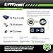 ExpertPower 16 Pack 3.2V 304Ah LiFePO4 Lithium Battery Cell | UL2580 A+ Grade 4000-7000 Cycles & 10-Year LifeSpan | Deep Cycle Rechargeable & EV Grade | Home, Cabin, Off-Grid, Solar, Golf Cart, ATV