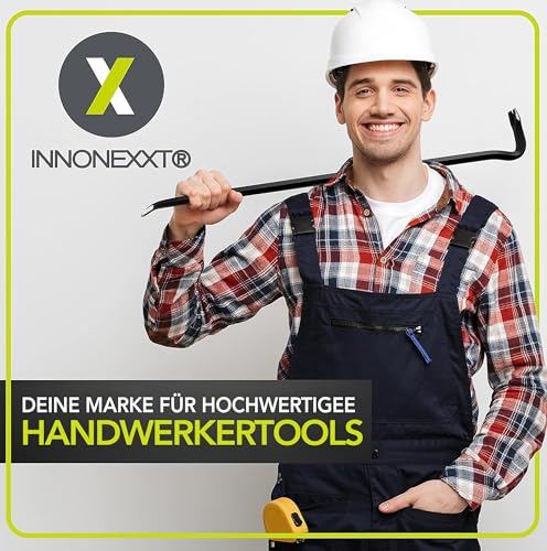 INNONEXXT® Premium Nageleisen | 800 x 18 mm, Brecheisen aus Spezialstahl | Nageleisen, Nagelschlitze, Stemmeisen, Brechstange, Meisselschaber, Brecheisen | optimale Hebelwirkung, Biegefest
