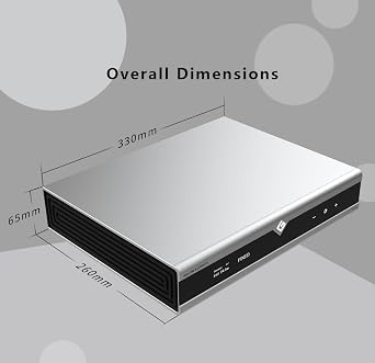 Gustard X26III Network Streamer ES9039SPRO Dual High-Performance DAC Support DSD512&PCM768k (Black)