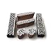Artistic Spiral and Border Pattern Wooden Printing Blocks (Set of 6)