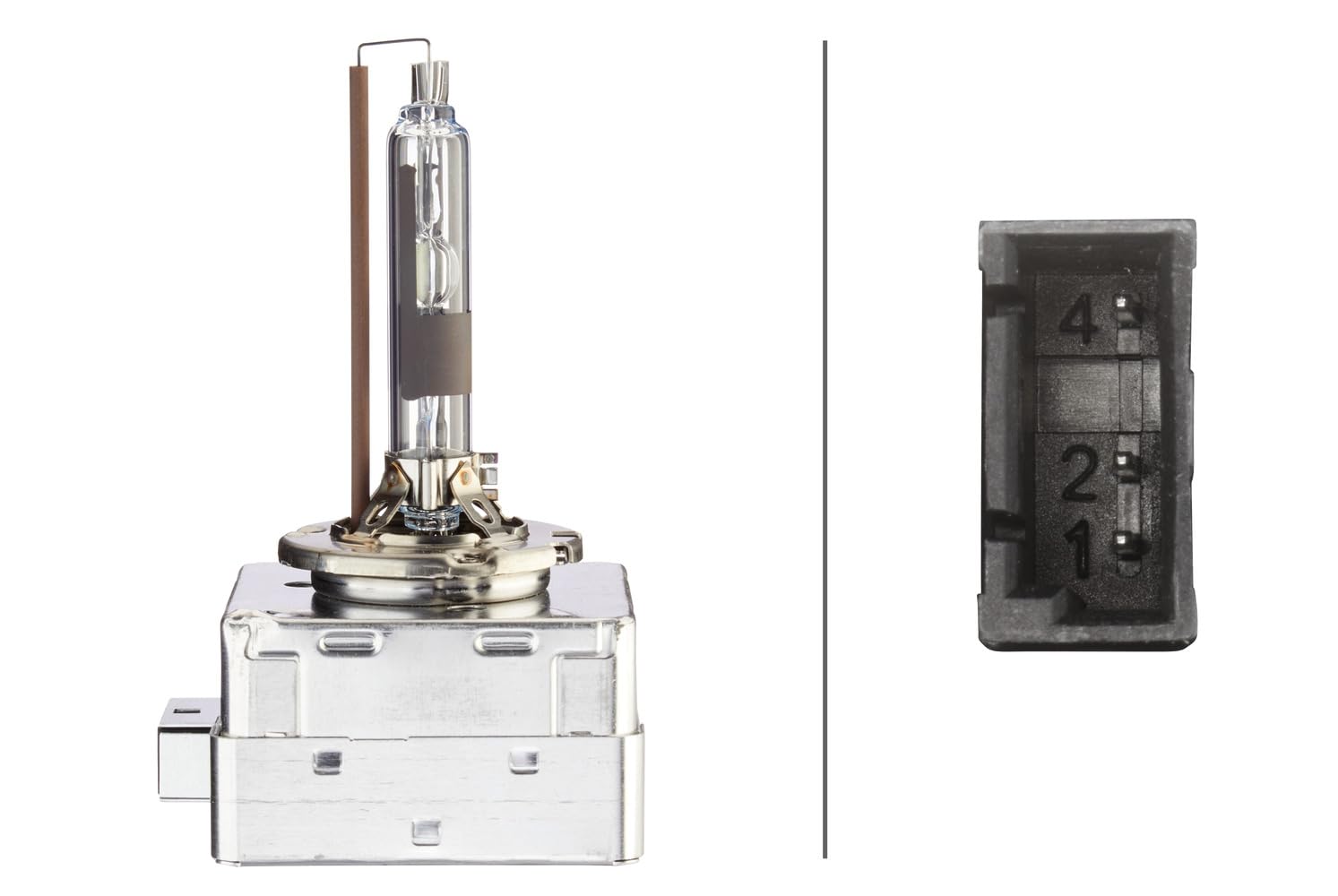 HELLA Żarówka - D1R - Xenon up to 4300 Kelvin - 85V - 35W - Żarówka z cokołem: PK32d-1 - Pudełko - Ilość: 1-8GS 007 949-501