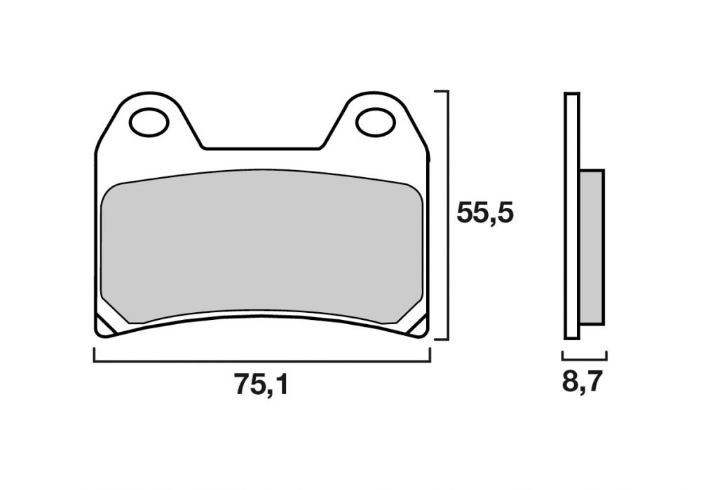 Brembo 07BB19SA (EBC FA244), pastiglie freno a disco anteriore sinterizzato per Ducati, moto Guzzi, BMW (vedere la descrizione per l'elenco compatibilità completa)
