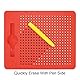 YATOSEEN Zaubertafel Kinder, Zeichenbrett mit Stift Stahlkugel Magnetische Tablet Kinder Spielzeug Zeichnen Geschenke für Kinder ab 3 Jahren, 217 x 174 x 12 mm (Klein, Rot)