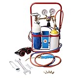 Wiederbefüllbare Sauerstoff-Stahlflasche mit einem Fülldruck von 200 bar = 400 l