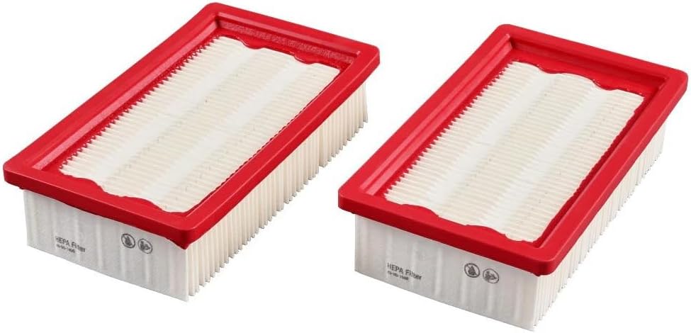 Suitable For Milwaukee 49-90-1968 HEPA Filter for 0888 Dust Extractor - 2 Pack