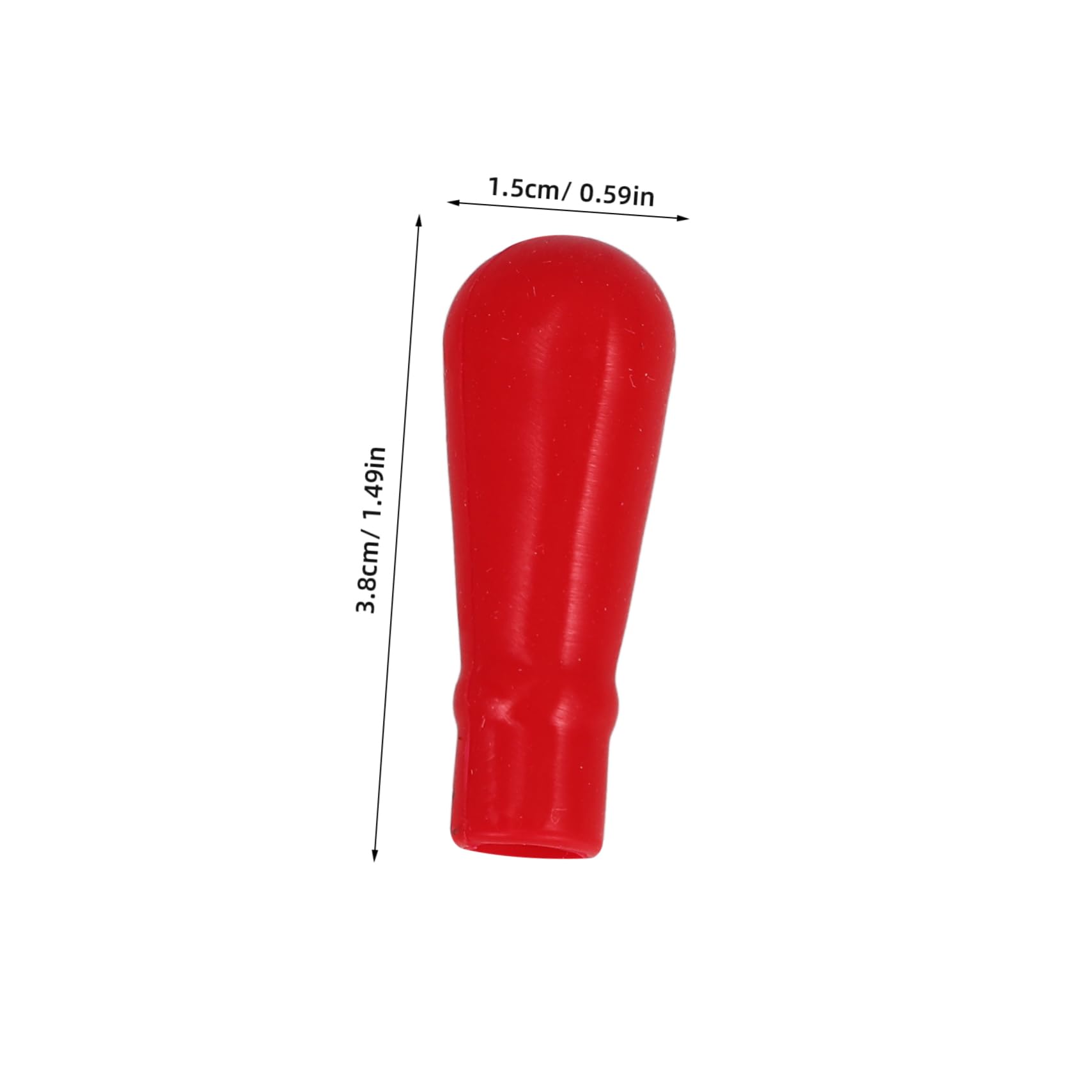 SOLUSTRE 50pcs Leakproof Silicone Pipette Caps for Chemistry Lab Eyedropper Head Replacement Easy Install Clean Red