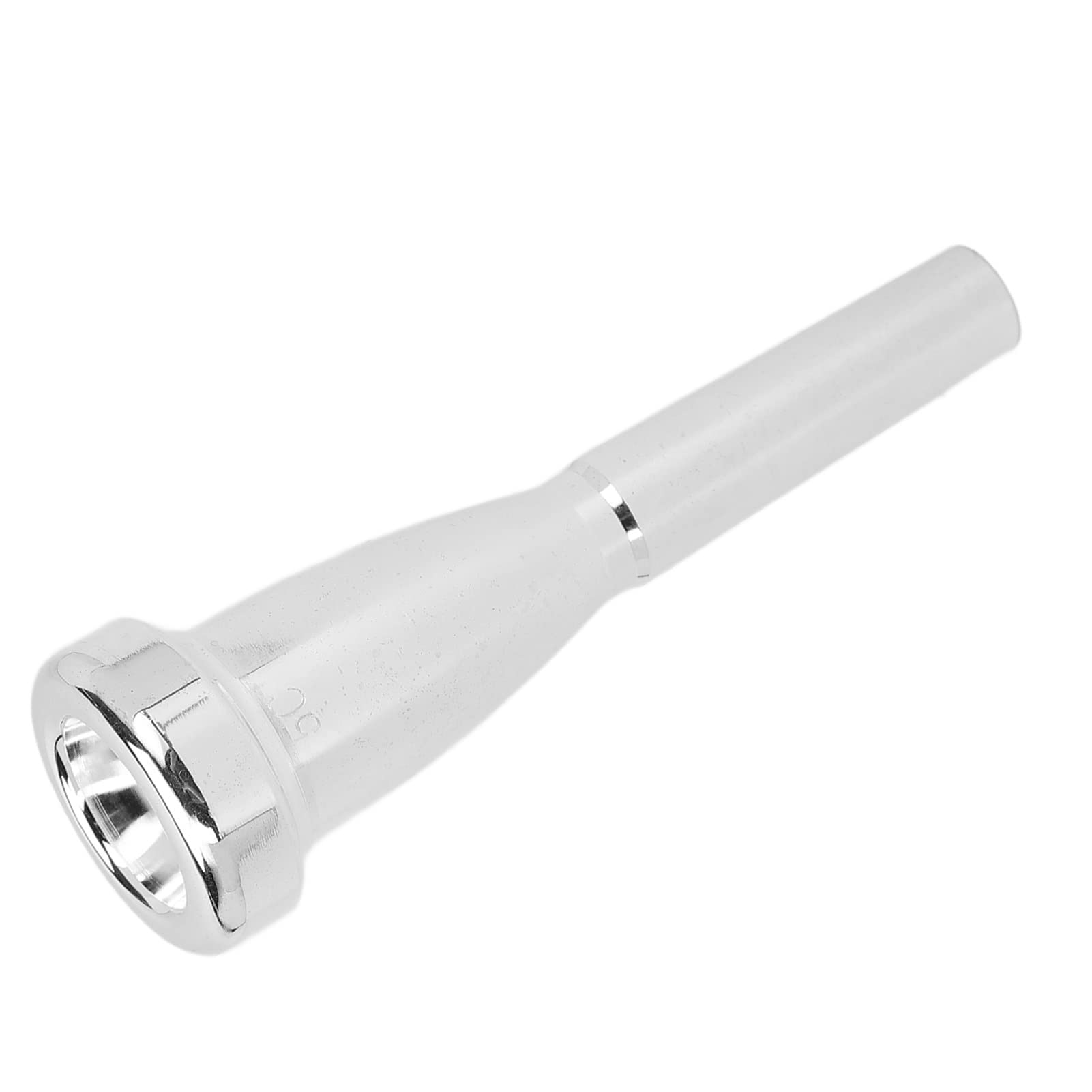 Trumpet Mouthpiece, Smooth Brass Trumpet Mouthpiece Small Silver Plating for Concert