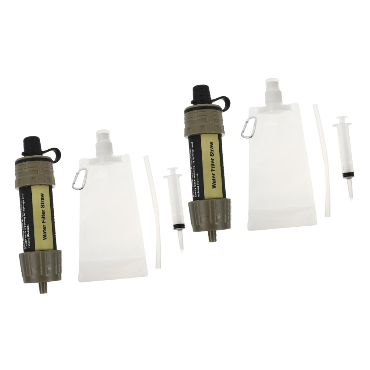 Yardwe 2stücke Mini Wasserfilter Tragbarer Wasserreiniger Für Camping Und Outdoor Effektive Schadstoffentfernung Kompakt Und Leicht Für Notfälle Filterkapazität