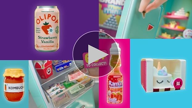 Mini brands ミニブランズ Fill the fridge 4個 Amazon.com: Mini Brands Fill The Fridge Playset w/UV Light