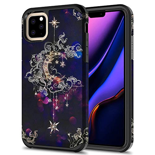 Iphone 11 Case, Onyxii Hybrid Dual Layer Slim Graphic Armor Shockproof Impact Resistant Protective Cover Case For Iphone 11 (Wiccan)