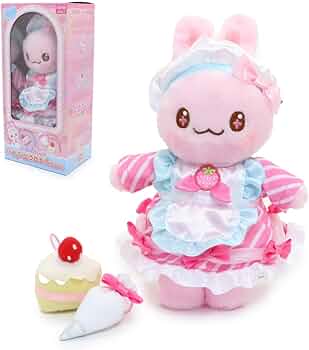 うさチョコパフェちゃん ハンドメイド ぬいぐるみ うさチョコパフェちゃん ハンドメイド ぬいぐるみ うさチョコパフェ