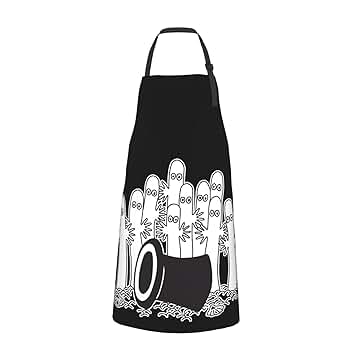 Amazon.co.jp: [NEWNAN] ムーミン ニョロニョロ エプロン 前掛け
