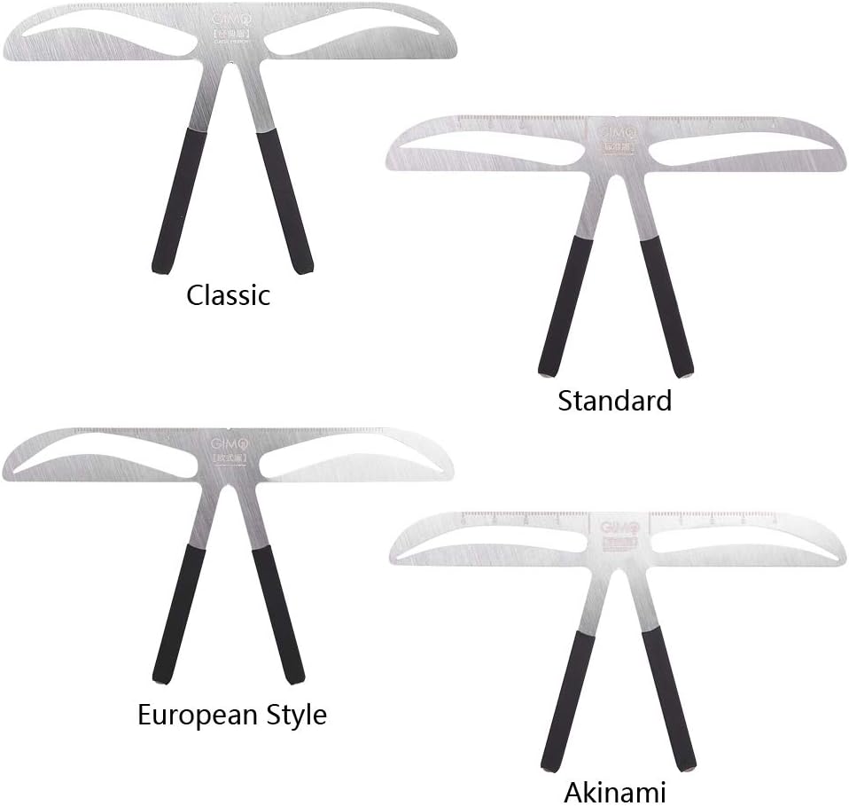 1 Pcs Eyebrow Ruler Professional Eyebrow Measure Balance Extension Ruler Fox Eyebrow Shape Stencil Make Up Beauty Accessory Tool for Draw Eyebrow Shape (Akinami Eyebrow) 8 51Jh4rSg2YL. AC SL1001