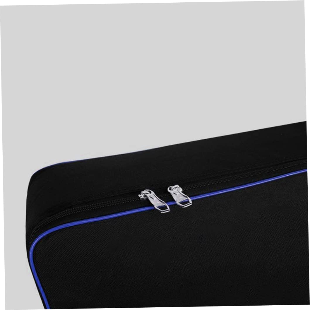 Borsa per tastiera elettronica Custodia per pianoforte a 61 tasti impermeabile Antiurto Tessuto Oxford Blu Borsa per tastiera a 61 tasti Custodia per pianoforte elettrico Borsa per tastiera elettronic