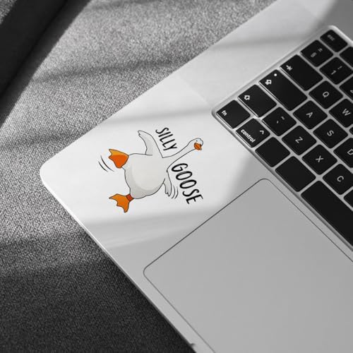 Image of 3pcs Certified Silly Goose Funny Sticker Pack, Meme Animal Humor Design, Die Cut Waterproof Vinyl Decal for Laptop, Water Bottle, Phone, Window, Helmet, Goose Lover Gift 3 Inches