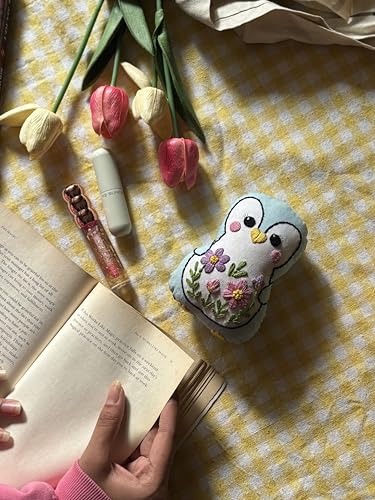 Image of KNOT YOUR TYPE DIY Plushie Kit - Piri The Penguin | Beginner Friendly Sewing & Embroidery Kit | Complete Craft Kit with Hoop, Fabric, Threads & Tools | Cute Handmade Gift & Hobby Kit