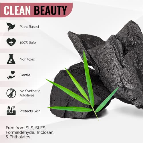 Lookatme Korean Face Wash For Sensitive Skin - Water Based Bubble Skincare Cleanser - K Beauty Natural Acne Foaming Cleaner - Hydrating Skin Care Cleansing Foam With Low Ph - Charcoal #TOP3