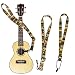 2 Pack Ukulele Strap Adjustable Neck Strap - Hawaiian Style Shoulder Strap for Soprano, Concert and Tenor.