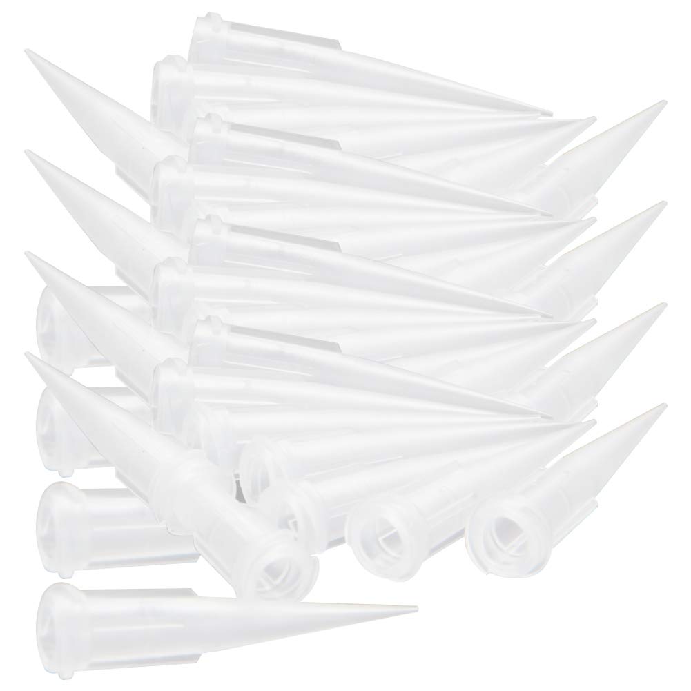 Utoolmart Aiguille de remplissage de distribution conique à pointe émoussée industrielle 27ga transparente 120 pcs