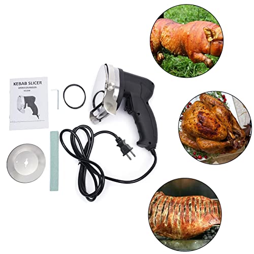 Cortadora eléctrica profesional para kebab y gyro miniatura 7