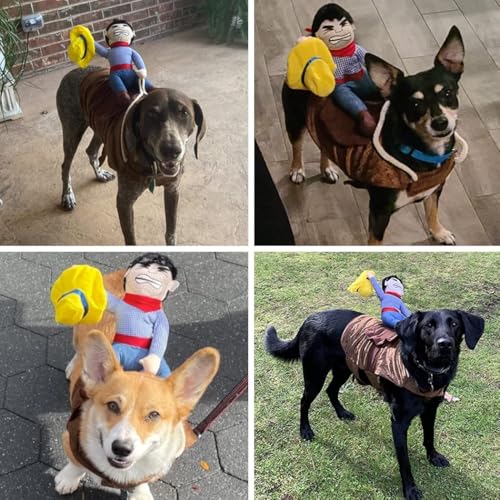 Disfraz de perro estilo vaquero Hotumn grande miniatura 3
