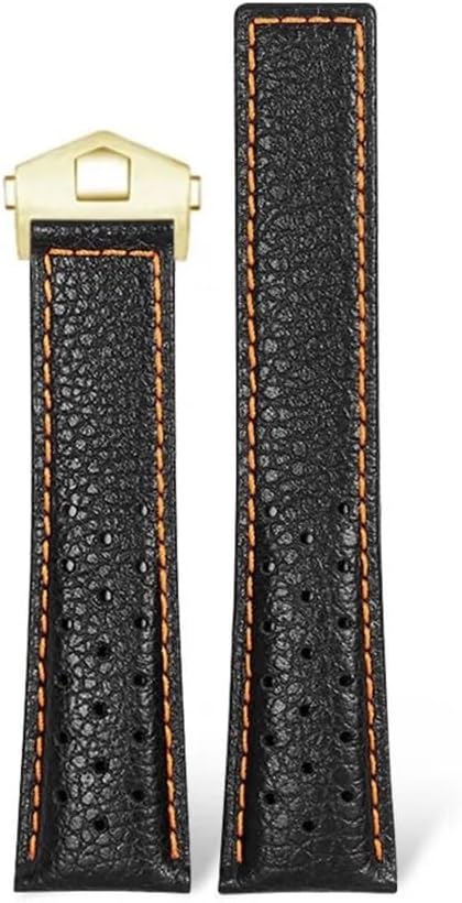 Men's Leather Watch With Accessories Fit For Heuer Monaco Watchband CAW211M 211P CAW211R 211T Strap 22mm Breathable Soft