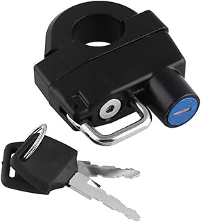 SUPVOX Travas De Capacete Para Motocicletas Trava De Capacete De Motocicleta Universal Trava De Chave Trava De Capacete De Liberação Rápida Trava De Guidão Trava De Capacete Em Tons De