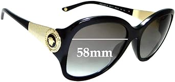Sunglass Fix Replacement Sunglass Lenses Compatible with Versace MOD 4237-B 58mm