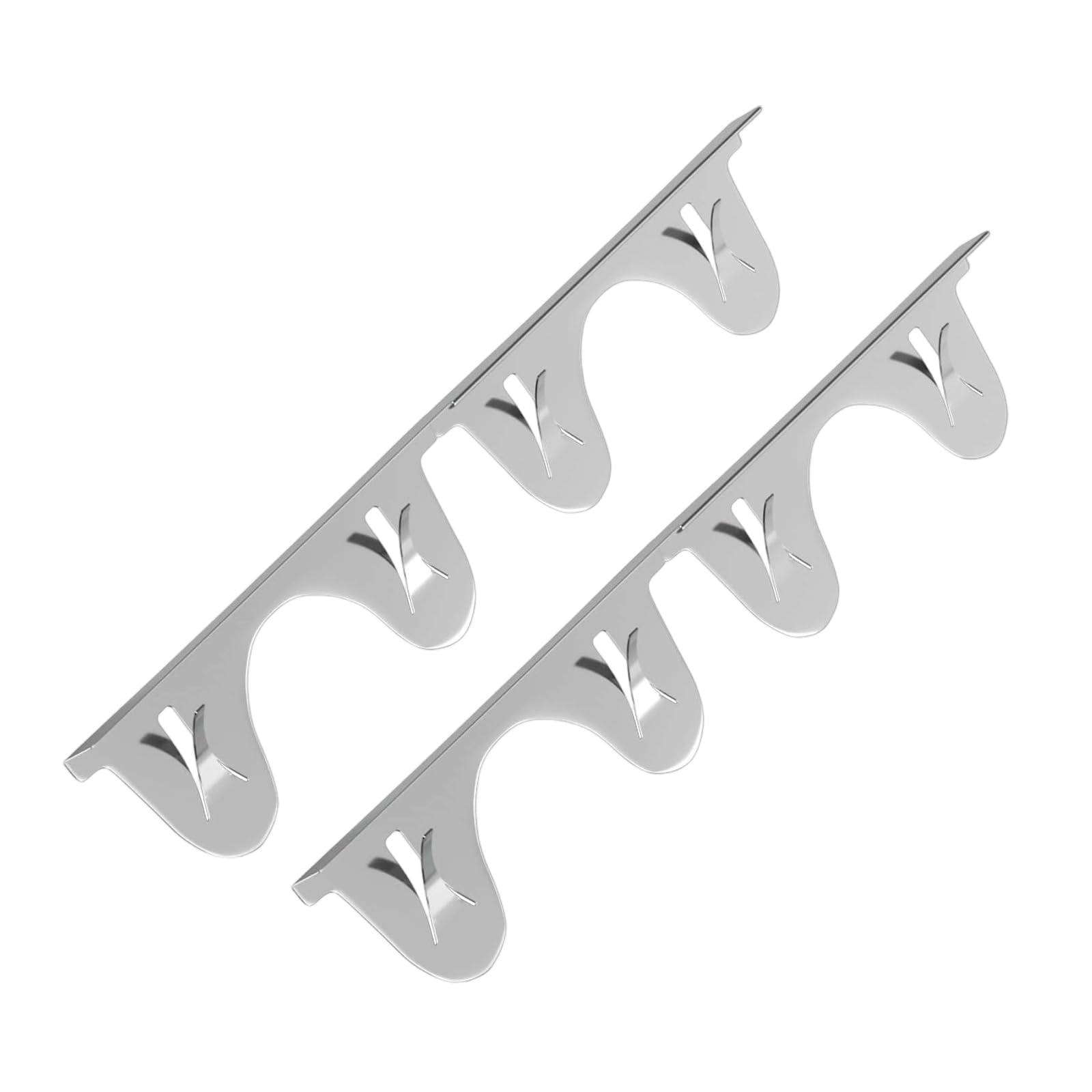 Tsophreniq 2 Pieces Kitchen Stove Crevice Filler Piece for Stovetop Counter Sealing and Stove Difference Filler Stainless