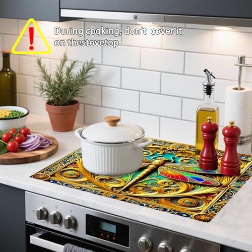 Image of Nuxovilar Dragonfly Stove Cover Diatom Mud 20.47x28.34 In