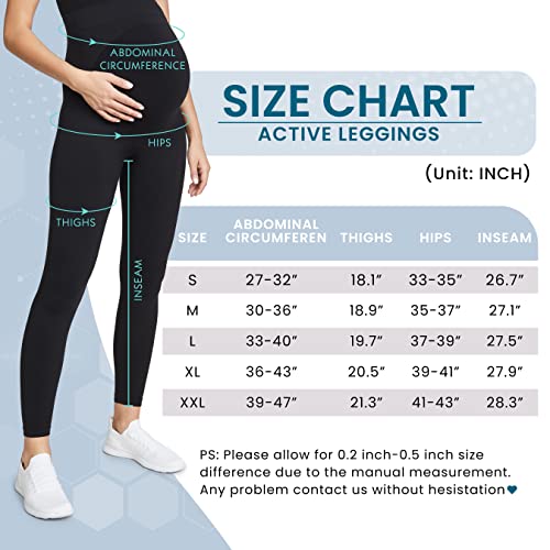 Terramed Just Think Comfort Maternity Leggings Medical Stockings Reduce Swelling Leg Cramps (8-12 Mmhg) Pregnancy Leggings Over The Belly (X-Large, Leggings) #TOP5