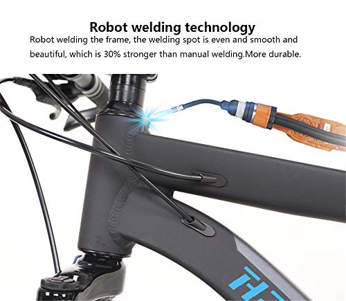 YQ&TL Mountainbike Fahrrad MTB, 26 Zoll 21-Gang-Fahrrad Vollfederung MTB-Getriebe Doppelscheibenbremsen Mountainbike, Aluminiumlegierung im Freien Mountainbike B – Bild 6