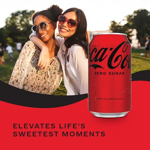 Image of Coca-Cola Zero Sugar Soda Soft Drink Fridge Pack Cans, 12 fl oz, 12 Pack