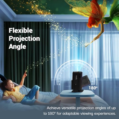 Lifelong Lightbeam Pro Smart Projector for Home,Native 1080P with 4K Support,4500 Lumens,Android 11 with Built-in Apps (Netflix,Prime,Yotutube)... - Image 6