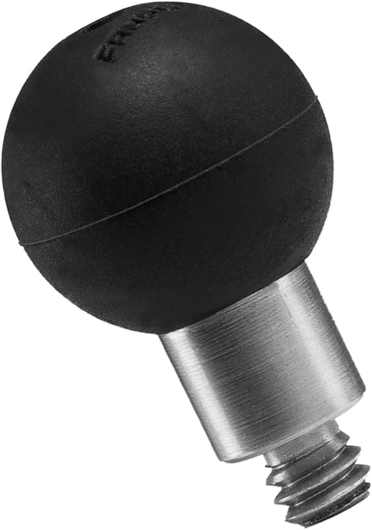 FANAUE 20mm Ball Head Adapter with 1/4" Thread, TPU Ball Compatible with 20mm RAM Ball Mount Socket Arm and Bike Motorcycle Phone Holder Base Camera Mount