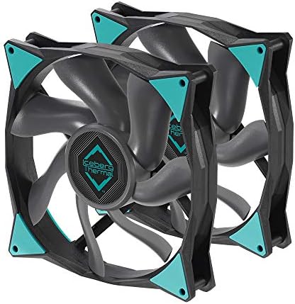 Iceberg Thermal IceGALE Xtra 140mm PWM Ball Bearing High Performance Case Fan ((2-Pack) Black)