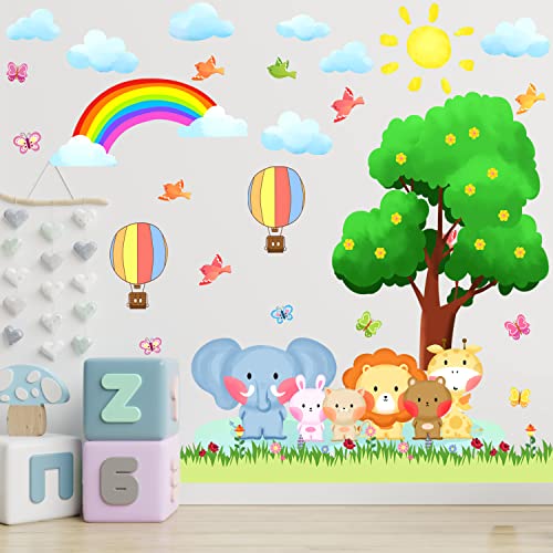 Vinilo Decorativo Animales Bosque 15.7x37.4 pulgadas miniatura 4
